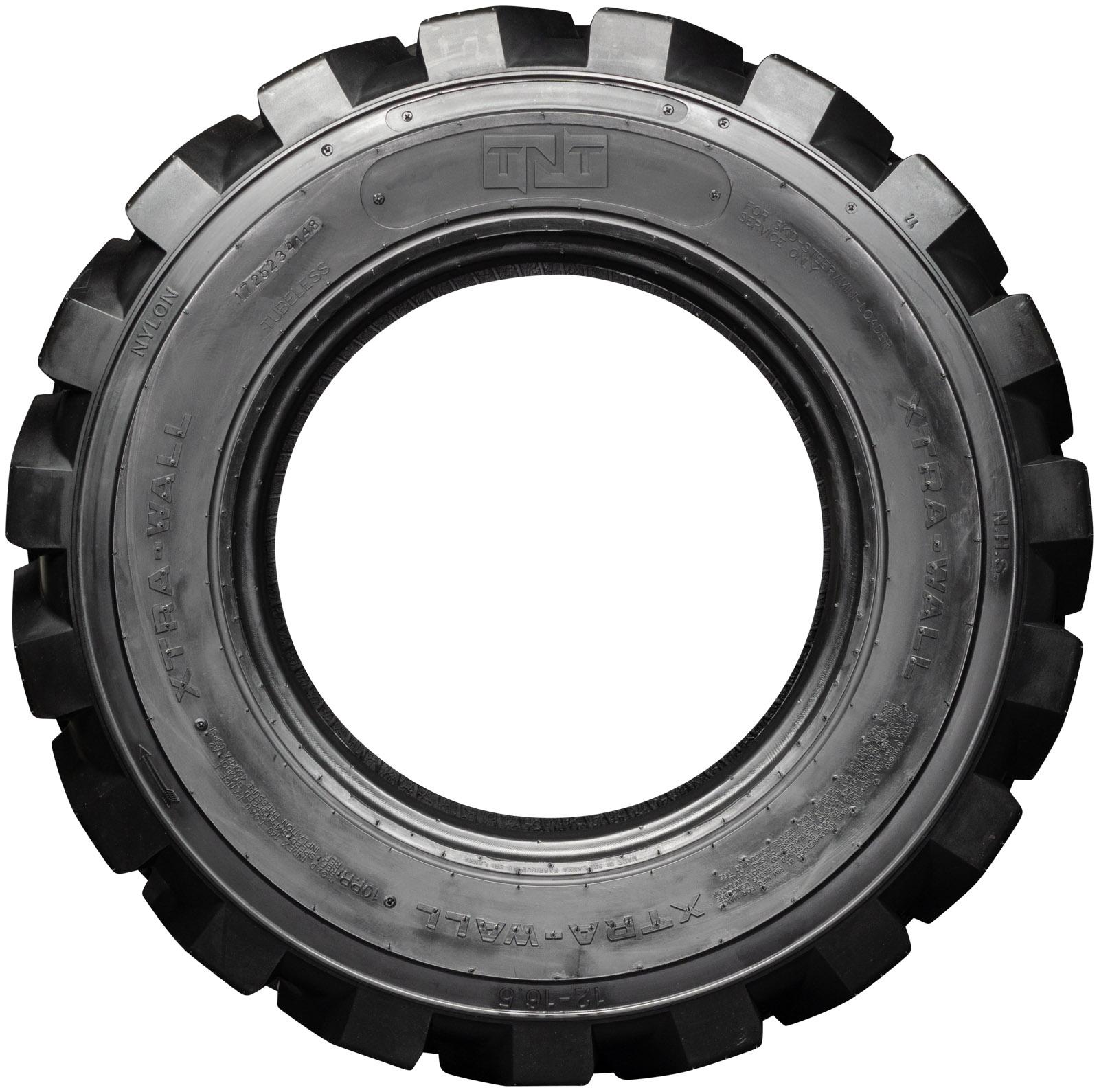 set of 4 12x16.5 10-ply xtra wall r-4 skid steer heavy duty tires (formerly made by camso and solideal)