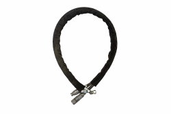 auger hoses mini series for hd series 2 with couplers 1/2" x 65" long