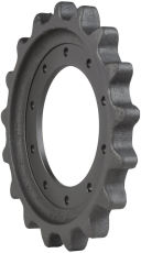 john deere 329e track sprocket 17 teeth 10 bolt hole