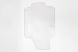 safety window 1/2" thick insert to fit new holland l & c series machines with dual arm wiper