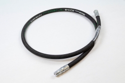 brush cutter severe duty series 2 6ft case drain hose extension 1/2" diameter 72" oal 1/2" #8 male npt to 1/2" #8 female npt