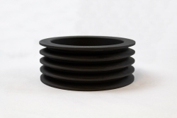 excavator drum mulcher heavy duty pulley spb 200 4 grooves cylindrical 80