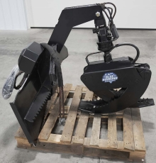 demo unit - blue diamond rotating log grapple with hydraulic rotation