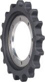 case tv370b track sprocket 17 teeth 8 bolt hole