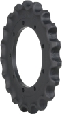 kubota u55-4 track sprocket 21 teeth 9 bolt hole