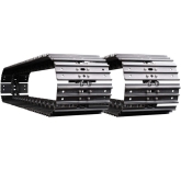 hitachi zx80 set of 2 18" extreme duty steel tracks (450x81.5x76)