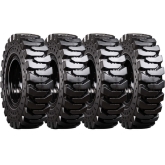 gradall g6-42a set of 4 13.00-24 (10 bolt hole) extreme duty solid rubber tires