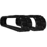 wacker ez26 set of 2 12" heavy duty block tread rubber tracks (300x52.5wx82)