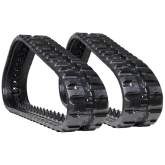 new holland c175 set of 2 13" standard duty c tread rubber tracks (320x86bx50)