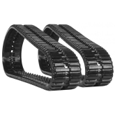 takeuchi tl230 set of 2 13" heavy duty multi-bar tread rubber tracks (320x86tx52)