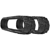 kubota kx040-4 set of 2 14" heavy duty mx tread rubber tracks (350x54.5x86)