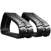 bobcat t64 set of 2 16" heavy duty z tread rubber tracks (400x86bx50)