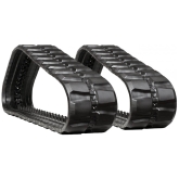 case tv450 set of 2 16" heavy duty block tread rubber tracks (400x86bx55)