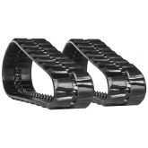 gehl ctl70 set of 2 18" heavy duty block tread rubber tracks (450x100x48)