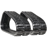 case 445ct set of 2 18" heavy duty c tread rubber tracks (450x86bx55)