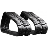 komatsu ck35 set of 2 18" heavy duty z tread rubber tracks (450x86x56)