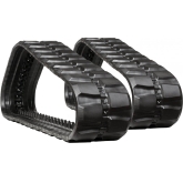 gehl vt320 set of 2 18" heavy duty block tread rubber tracks (450x86bx58)