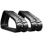 bobcat t86 set of 2 18" heavy duty z tread rubber tracks (450x86x58)