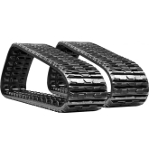 cat 247b2 set of 2 15" heavy duty multi-bar tread rubber tracks (381x100.5x42)