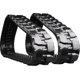 bobcat t62 set of 2 13" bridgestone extreme duty block tread rubber tracks (320x86bx50)