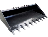 severe duty tooth bucket | blue diamond