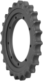 takeuchi tb235 track sprocket 23 teeth - 9 bolt hole