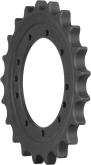 kubota kx033-4 track sprocket 21 teeth - 11 bolt hole