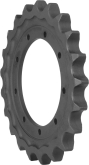 kubota kx71-3 track sprocket 21 teeth 9 bolt hole