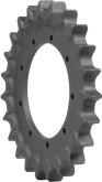 kubota kx040-4 track sprocket 23 teeth 9 bolt hole