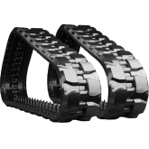 case tr270 set of 2 13" bridgestone extreme duty block tread rubber tracks (320x86bx50)