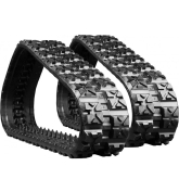 bobcat t64 set of 2 13" bridgestone extreme duty polar tread tread rubber tracks (320x86bx50)