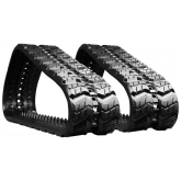 cat 259b3 set of 2 16" heavy duty z tread rubber tracks (400x86bx53)