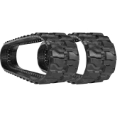 ditch witch sk850 set of 2 9" heavy duty mx tread rubber tracks (230x72kx44)