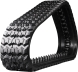 bobcat t590 set of 2 13" camso heavy duty sawtooth tread rubber tracks (320x86bx49)