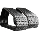 bobcat t190 set of 2 16" camso heavy duty sawtooth tread rubber tracks (400x86bx49)