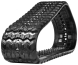 gehl ctl70 set of 2 18" camso heavy duty sawtooth tread rubber tracks (450x100x48)