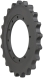 case cx80 track sprocket 21 teeth - 12 bolt hole