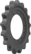 cat 269c track sprocket 17 teeth - 12 bolt hole