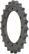 bobcat e42 track sprocket 23 teeth 12 bolt hole