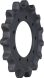 kubota svl75 track sprocket 15 teeth 9 bolt hole