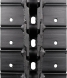 case cx27b set of 2 12" extreme duty steel tracks  (300x52.5nx80)