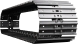 hitachi zx60-usb5 set of 2 16" extreme duty steel tracks (400x72.5wx74)