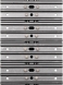 hitachi zx60-usb5 set of 2 16" extreme duty steel tracks (400x72.5wx74)