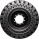 cat th-580 set of 4 13.00-24 extreme duty solid rubber tires