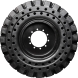 cat tl-1055 set of 4 14.00-24 (10 bolt hole) extreme duty solid rubber tires