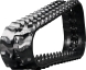 bobcat x418 set of 2 7" standard duty wave tread rubber tracks (180x72x39)