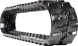 hitachi zx10u set of 2 7" heavy duty mx tread rubber tracks (180x72x41)