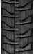 vermeer s450tx set of 2 7" heavy duty mx tread rubber tracks (180x72kx41)