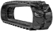 komatsu pc16r-3 set of 2 9" heavy duty mx tread rubber tracks (230x48x62)