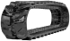 kubota kx018-4 set of 2 9" heavy duty mx tread rubber tracks (230x48x70)